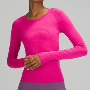 Lululemon Swiftly Tech long sleeve crew neck waist length size 8